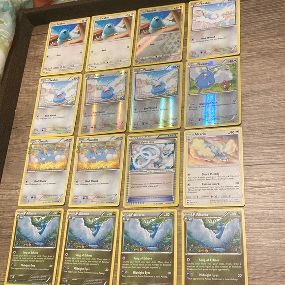 Pokemon TCG Swablu/Altaria/Spirit Link Bundle (16 Cards) AS IS - Picture 1 of 14